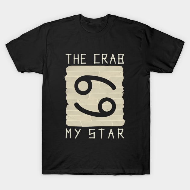 Cancer the Crab T-Shirt by PAPER TYPE